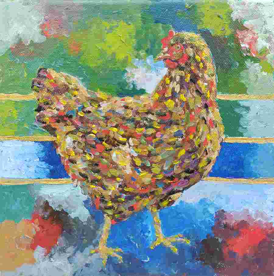 Gregorio Undurraga - Rainbow Hen (2023)