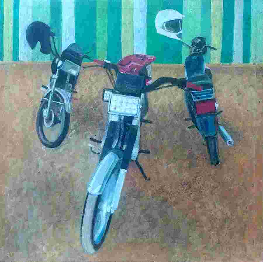 Gregorio Undurraga - Three Motorcycles (2020)