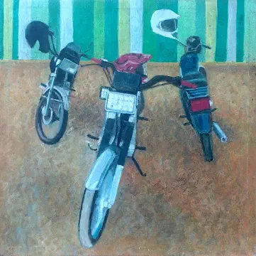 Three Motorcycles